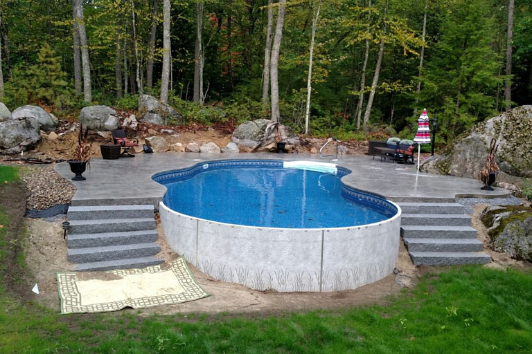 backyard above ground pools